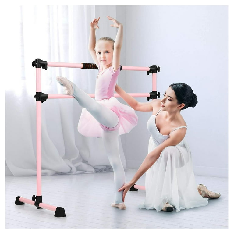 CodYinFI Ballet Barre Portable Double, Freestanding Ballet Barre