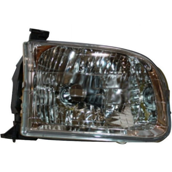 Right Passenger Side Halogen Headlight Assembly - Compatible with 2001 - 2004 Toyota Sequoia 2002 2003