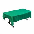 thumbnail image 2 of LA Linen Nappe Rectangulaire en Popeline de Polyester 60 par 84 Pouces, Jade, 2 of 3