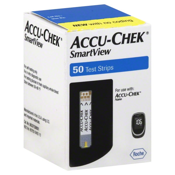 AccuChek SmartView Test Strips, 50 Count