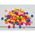 thumbnail image 5 of U8MO Craft DIY Mixed Bright Candy Colour Wood Round Beads Wooden Spacer Various Size-500pcs 6mm Round, 5 of 9