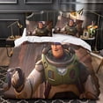 thumbnail image 1 of Buzz Lightyear Duvet Cover 3D Printed Set Bedding Set Anime Characters Quilt Cover Ultra Soft Breathable Conforter Cover Microfiber Comforter Cover Protector Set Pillowcases Double, 1 of 5