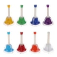 thumbnail image 4 of Juego de Campanas de Mano, Campanas Diatónicas de 8 Notas para Niños, Yuyangstore Campana de mano diatónica de metal, 4 of 8