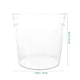 thumbnail image 4 of Jarrón cilíndrico transparente con forma de cubo de flores de acrílico Yongwei para decoración de bodas, 4 of 7