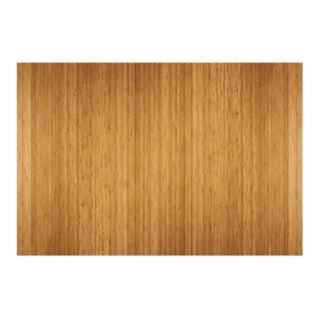 Bamboo Chairmat & Rug in. x 72 ft. 4 ft. Wide Slat NATURAL Bamboo Roll