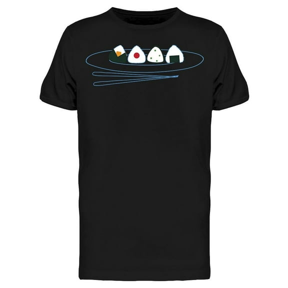 Sushi Plate With Chopsticks T-Shirt Men -Image by Shutterstock, Male 3X-Large