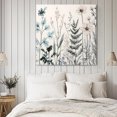 thumbnail image 4 of Vintage Floral Leaves Wall Art Painting on Canvas, Summer Botanical Canvas Art Home Prints Wall Art Framed Modern Artwork for Living Room Bedroom Wall Decor 8x8in, 4 of 9