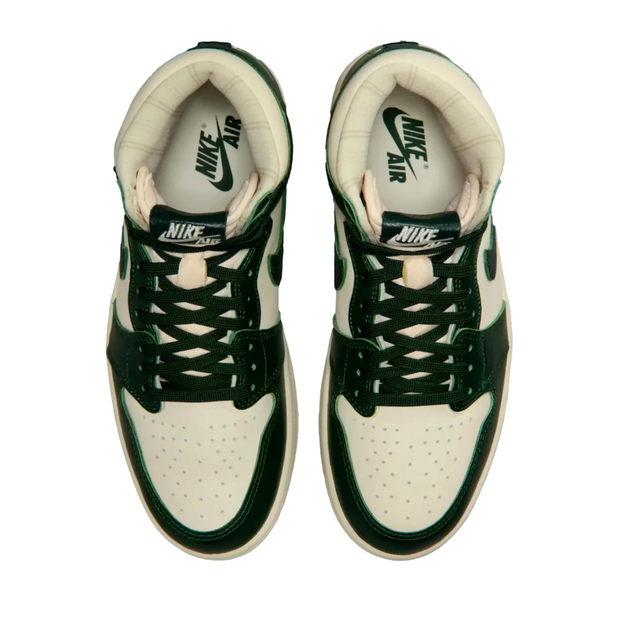 Nike Air Jordan 1 Retro Hi OG Pale Ivory / Pro Green - FIR  FD2596-101 Women's Size 12.5