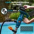 thumbnail image 2 of SEESII Cordless Stick Water Transfer Pump, with 2×4000mAh Batteries&Charger, Detachable Battery Pod, 740GPH 21V Handheld Sump Pump for Pool/Garden/Basement/Pond/RV Pool/Boat Well/Rain Barrels, 2 of 23