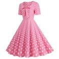 thumbnail image 3 of IROINNID Summer Dresses for Women , Wedding Guest Dresses for Women , V-Neck and Short Sleeve Floral Flowy Casual Vacation Dresses, 3 of 7