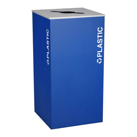 Kaleidoscope Extra Large Plastic Recycling Receptacle (Black)