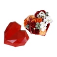 thumbnail image 4 of Hermoso y lujoso juego de jabones de rosas con aceite esencial de plantas y flores en forma de corazón. Rojo, 4 of 9