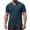 Green, variant on Zekutng Mens T-Shirts Solid-Color V-Neck Pullover Short-Sleeve Shirt,Sizes S-3XL