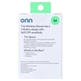 thumbnail image 3 of Onn Wireless 3-Button Mouse With 2.4 GHz USB Nano Receiver, Gray Stone Finish, 3 of 9