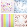 thumbnail image 2 of Ensemble de Foulards Carrés Floral Lisse Mode Foulard Foulard de Cou Foulard de Cou pour Femmes, 2 of 10