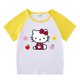 thumbnail image 3 of Hello Kitty-Conjunto de Top cómodo de algodón para bebé, pantalones calientes de moda para niña, ropa de dos piezas de manga corta con dibujos animados bonitos, 3 of 5