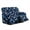 Blue Butterfly, variant on Xoenoiee Rooster Chicken Sunflower Print Reclining Loveseat Slipcover, Washable 6-Piece Velvet Stretch Sofa Covers, Soft 2 Seat Loveseat Recliner Cover