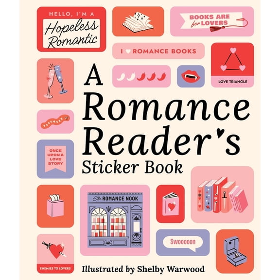 A Romance Reader's Sticker Book, (Hardcover)