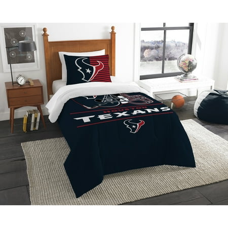 Houston Texans Sports Bed - Houston Texans The Northwest Company NFL Draft Twin Comforter Set - No Size