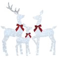 thumbnail image 1 of Decoraciones navideñas HOYECHI con forma de reno iluminado de 4 pies y 3 piezas, 1 of 9