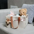 thumbnail image 6 of Baby Diaper Caddy Car Organizer, Portable Nursery Essentials Storage Diaper Bag for Newborn Boy and Girl, 6 of 7
