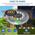 thumbnail image 4 of Luces solares de jardín para exterior de 6 piezas con 12 LED, luz blanca fría, resistente al agua IP65, focos solares integrados, adecuadas para patios, pasillos y patios., 4 of 5