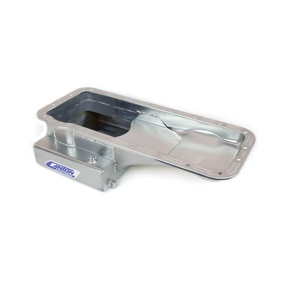 Canton 15-810 Oil Pan Street Front T-Sump - 8 qt - 6 in Deep - Steel - Cadmium