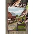 thumbnail image 3 of Petaluma, California, Barnyard Scene (19x27 inches, Premium 500 Piece Jigsaw Puzzle for Adults and Family, Made in USA), 3 of 4