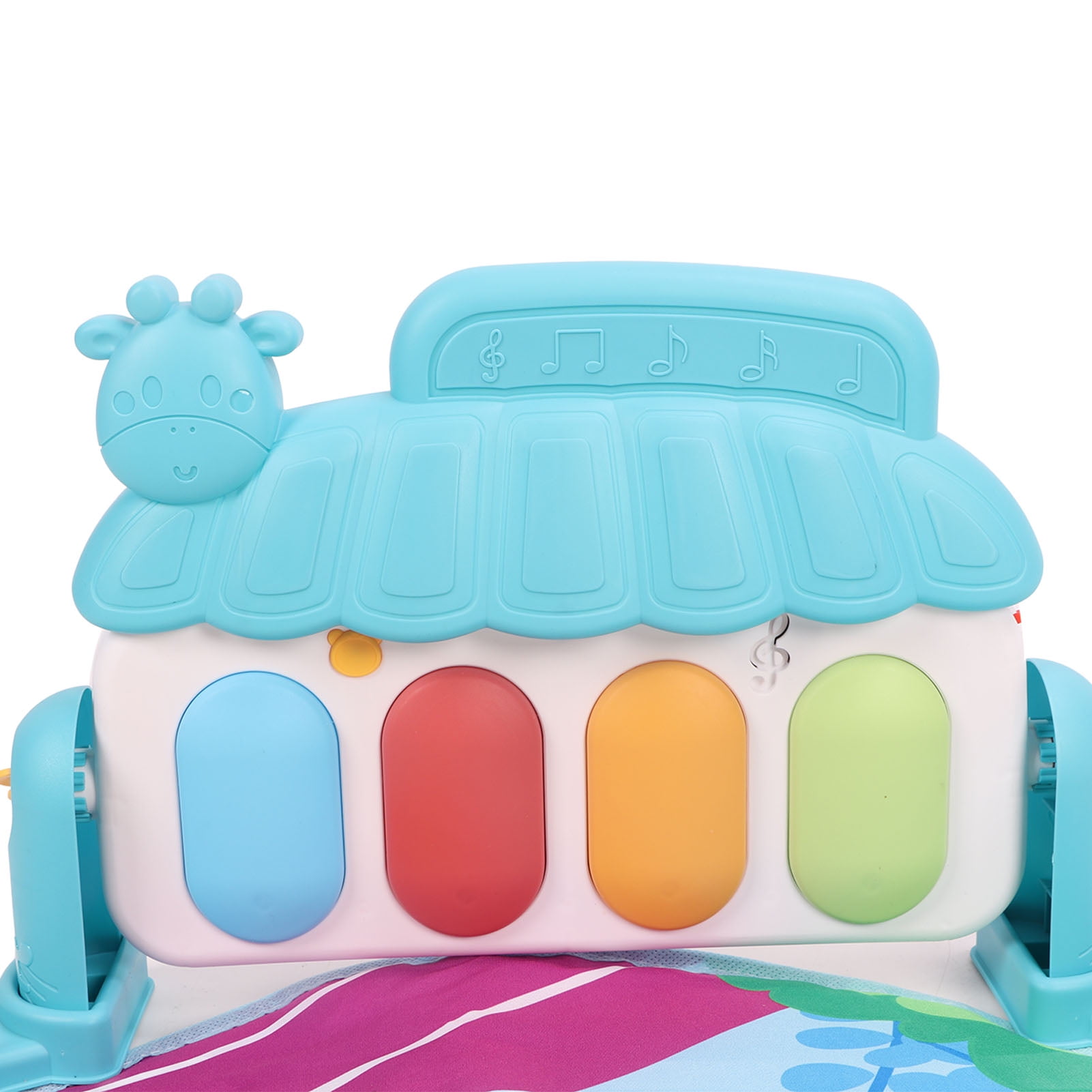 Yajisi Baby Gyms Play Mats Early Education Sensory Development Foot Piano Musical Activity Mat for Babies Toddlers Newborns Green 28.3 x 15.7 x 18.5 in