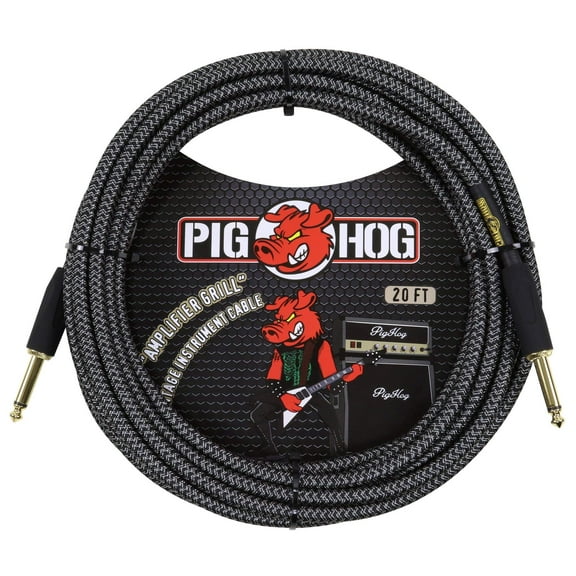 Pig Hog 20FT Straight Amp Grill Instrument Cable