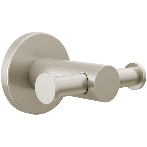 Peerless PA547-BN Precept Double Hook Robe Hook - Nickel