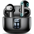 thumbnail image 1 of Auriculares inalámbricos EXZHIG J11 Bluetooth 5.4 con 6 micrófonos 35H negros, 1 of 7
