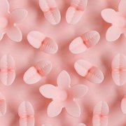 Dexypaws: Enrichment Snuffle Mat: Blush Pink Heart - Textured Dog Feeding Pad, Food Grade Silicone, Spread Food & Treats, Pet Soothing, Suction Back