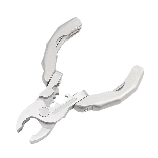 Alicates multiherramienta 9 en 1, accesorio multifuncional para acampar, multiherramienta plegable para senderismo, mochilerismo, reparaciones y super