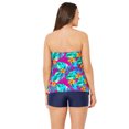 thumbnail image 2 of Swimsuits for All Flyaway Bandeau Tankini Set With Boy Short, 2 of 6