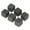Black-6Pcs, variant on HomeLife 6/9Pcs Reusable Wine Drinks Cooler Ice Cube Chilling Stone Rock Barware Tool