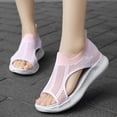 thumbnail image 1 of Mujeres señoras transpirable comodidad ahueca hacia fuera Casual cuñas zapatos de malla sandalias Wmkox8yii nm7931, 1 of 9