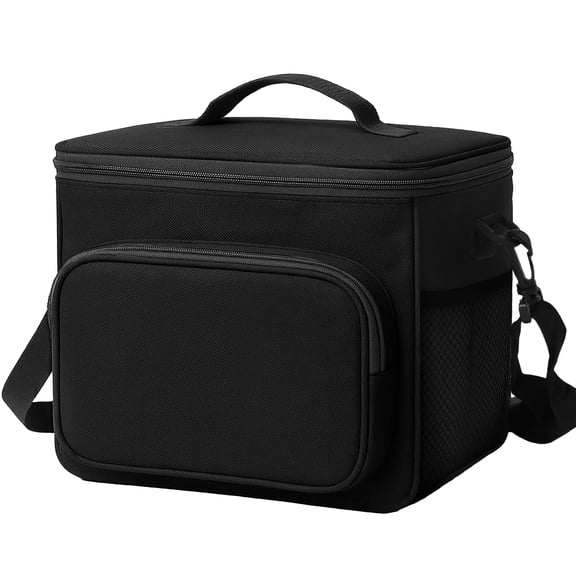 MiracDan Insulated Lunch Box Cooler Large Capacity Lunch Tote Bag for Men Women with Shoulder Strap Fits 12 Cans
