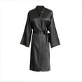 thumbnail image 2 of TMOYZQ Robes for Women Long Sleeve Sleepwear Pajama Night-Robe Satin Soft Lightweight Loungewear Nightwear Dresses Wedding Day Bride Robes, Valentine's Day Gifts, 2 of 5