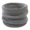 thumbnail image 1 of RXIRUCGD Women's Winter Scarf With Warmth And Plush Protection High Neck Thick Yarn Single Circle Solid Color And Neck Cover( Gray ), 1 of 3