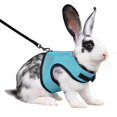thumbnail image 1 of Rabbit Harness Comfortable Adjustable Traction Tool Ferret Rats Hamster Soft Mesh Harness Leash Vest Set Pet Supplies, 1 of 4