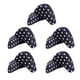 thumbnail image 4 of pares de almohadillas para la planta del pie, plantillas gruesas para zapatos de tacón alto, almohadillas medias negras (patrón de puntos redondos), 4 of 7