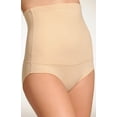 thumbnail image 1 of Flexees Womens Fat Free Dressing Hi-Waist Brief, M, Latte Lift, 1 of 4