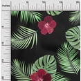 thumbnail image 2 of oneOone Viscose Chiffon Black Fabric Tropical Hibiscus Floral Dress Material Fabric Print Fabric By The Yard 42 Inch Wide, 2 of 6
