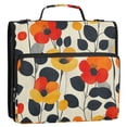 thumbnail image 5 of FORMRS Zipper Binder with Shoulder Strap 2-inch Ring 500 Sheet Capacity File Bag, Floral Pattern, 5 of 5