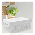 thumbnail image 5 of Caja con Tapa Plastic Trends Modelo Paris Capacidad 11Lts Color Blanco 1 Pieza, 5 of 5