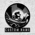 thumbnail image 4 of Craftnamesign Custom Mountain Bike Metal Wall Art LED Light, Custom Bicycle MTB Home Decor, 4 of 5