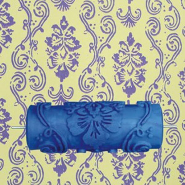 Embossed Pattern Wall Painting Stencils Brush, Sleeve Embossed Brush Painting 3W