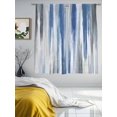 thumbnail image 3 of Abstract Grey Sheer Curtains 63 Inches Long 2 Panels Blue Mottled Gradient Texture Farmhouse Light Filtering Semi Sheer Window Curtains Drapes for Bedroom Living Room 52"x63", 3 of 7