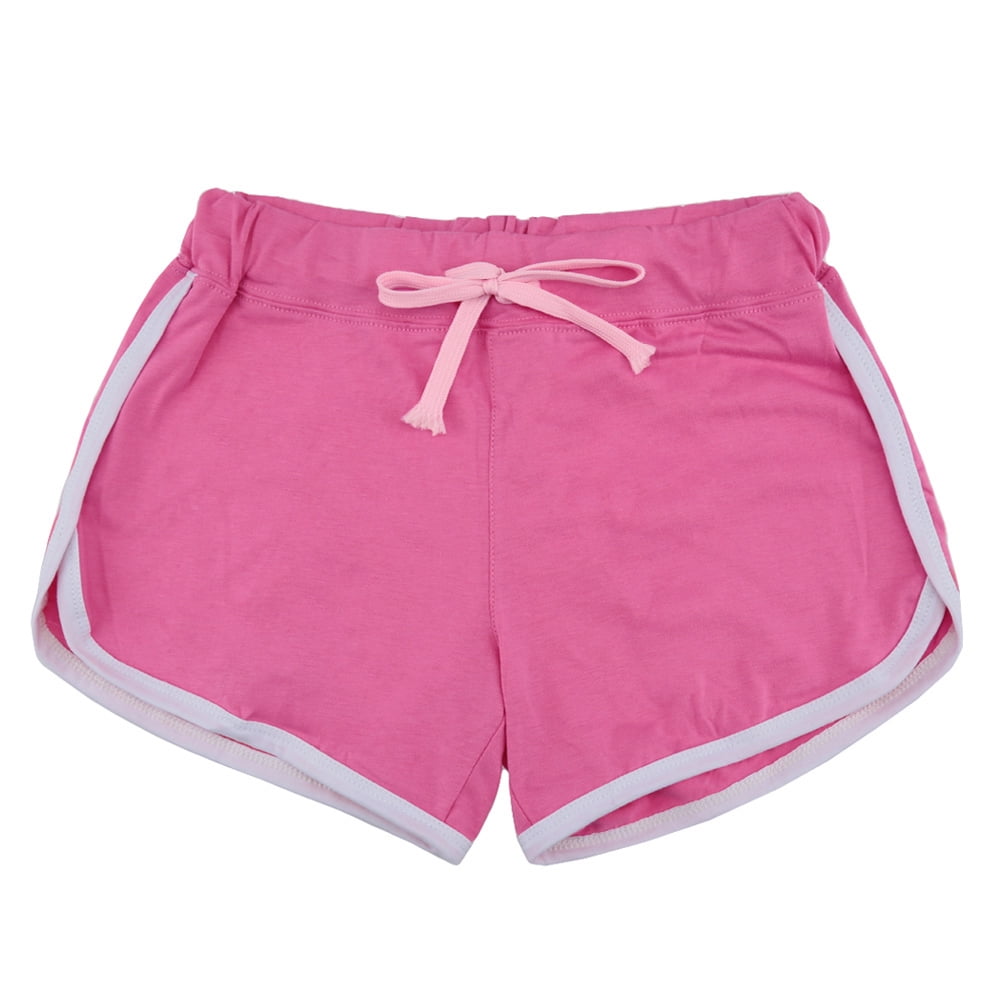 Fashion Women Sports Shorts Contrast 